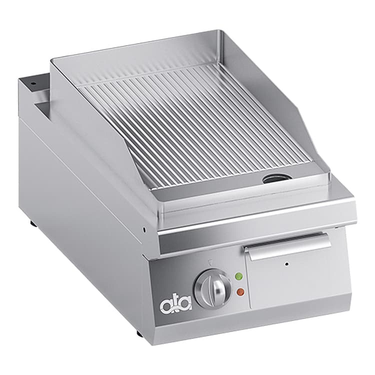 Поверхность жарочная ATA ELECTRIC GROOVED GRIDDLE PLATE TABLE TOP MADE OF MILD STEEL WITH SPLASH-GUARDS