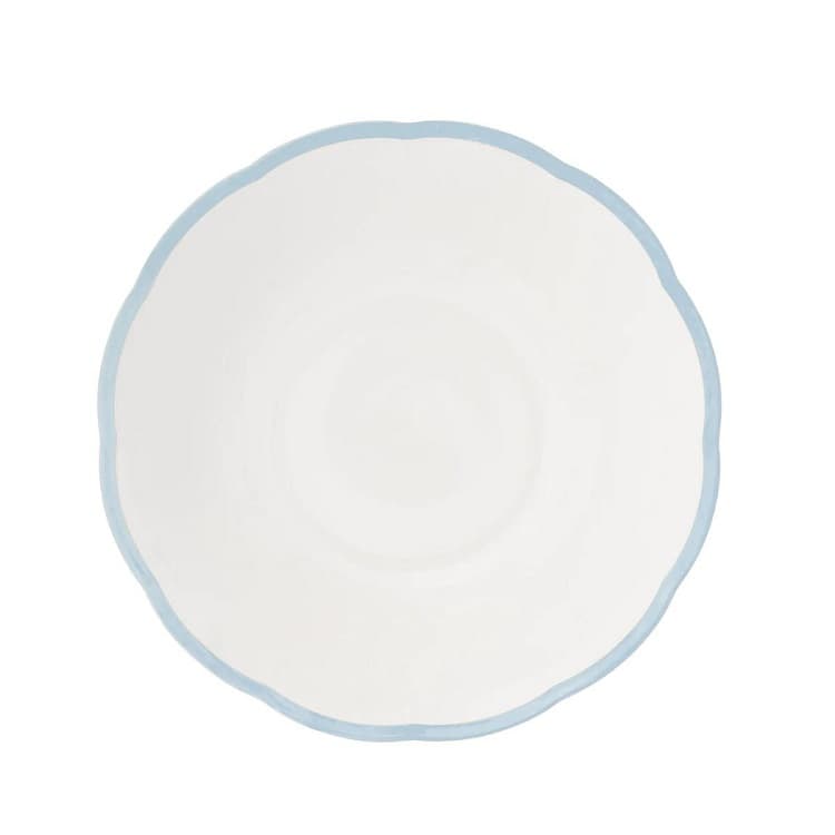 Салатник с цветным кантом (голубой) 23,7 см Bitossi Petalo PET00317 Bordo azzurro