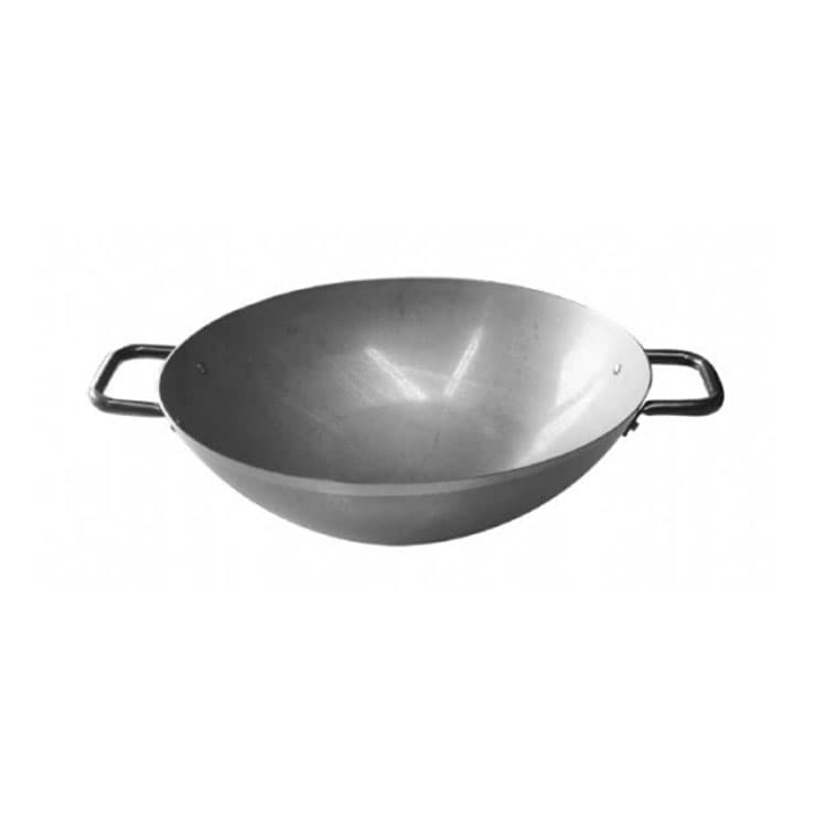 Сковорода "Wok" d 36см h11,9см 7,1л, с двумя ручками, белая сталь, серия Excalibur 36109M36