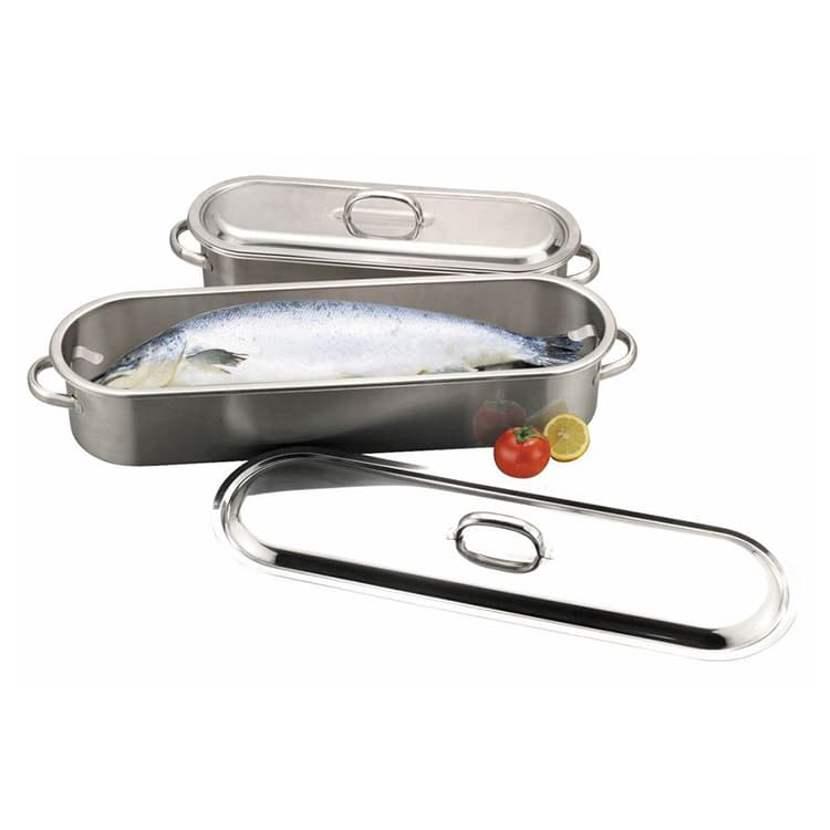Котел для рыбы  6 л, 45х14х10,5 см с паровой вставкой, нерж., P.L. Proff Cuisine, арт. 71002763
