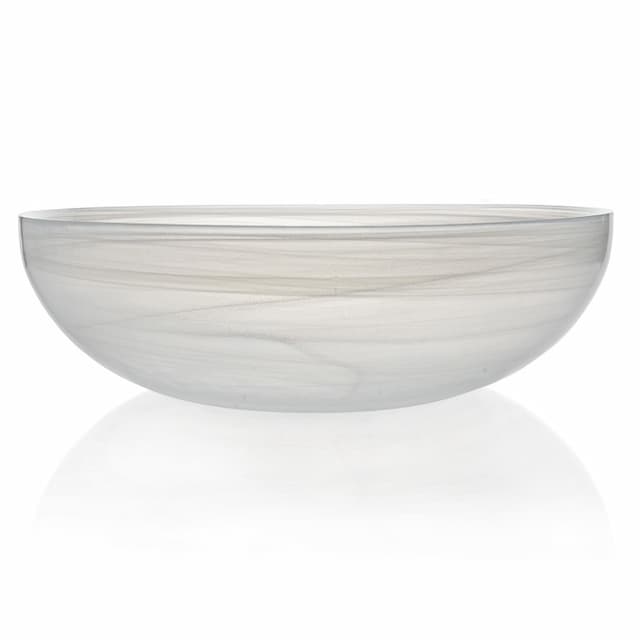 Салатник ARDACAM Ethos ARD 2510.2 d 26 см h 8 см (стекло, цвет / декор белый)