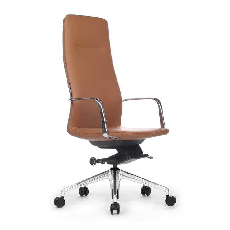 Кресло RV DESIGN Plaza FK004-A13 Светло-коричневый (1A MB915) натуральная кожа