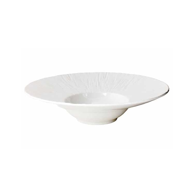 Тарелка с широким римом для пасты d 23,8 см h 6 см CosyTrendy Pure White 5303002