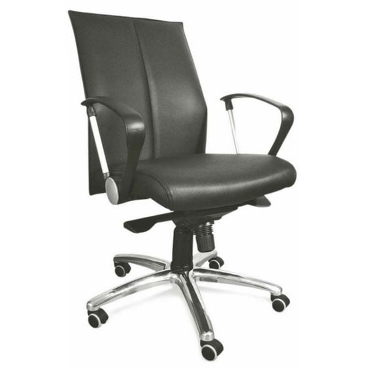 Кресло для руководителя Мирей Линк РС900 хром короткий, кожзам