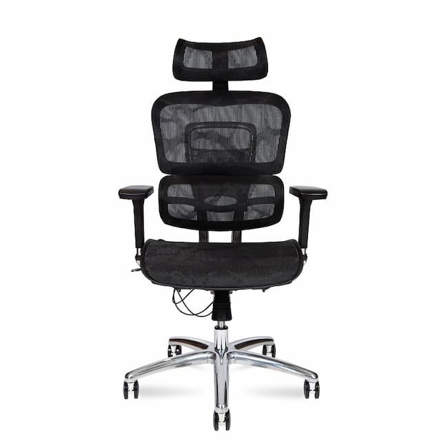 Кресло офисное Norden Kron aluminium black YS-8309H(M+M)