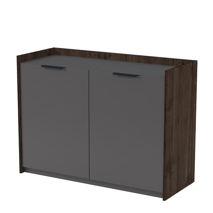 Тумба распашная Алсав MAGNETIC 15ТР.812 (1168х460х860) брауни/graphit