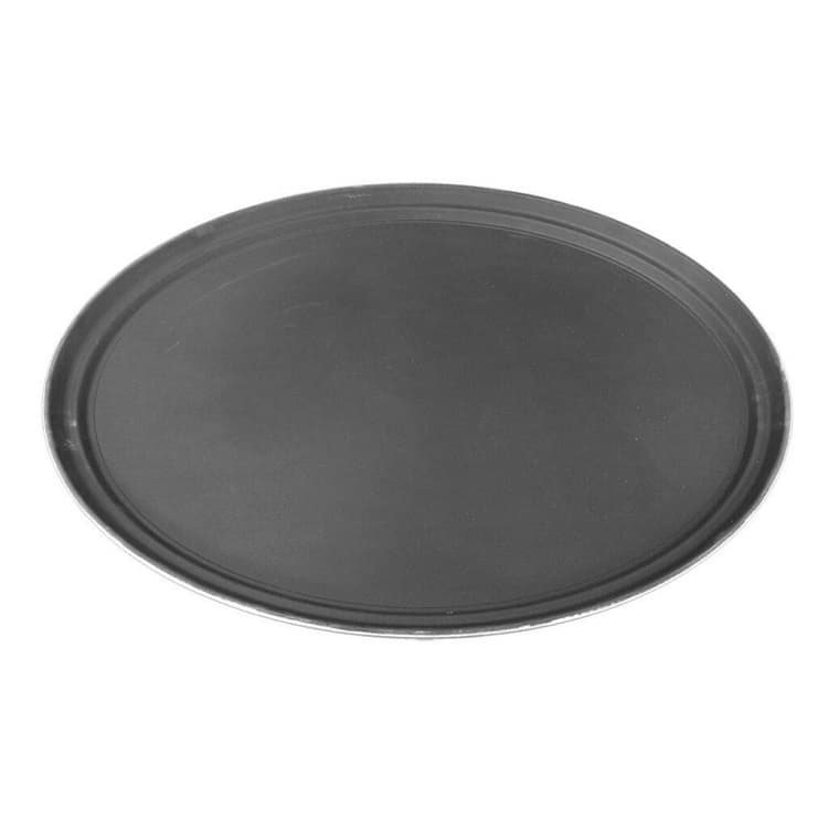 Поднос прорезиненный полностью 65x56x2 см овальный черный пластик P.L. Proff Cuisine P.L.-BarWare 90001070