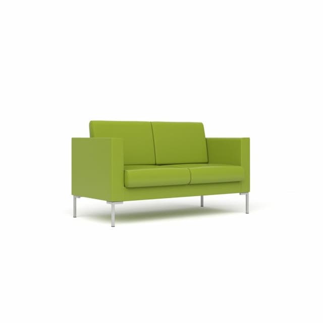Диван 2-местный Юнитекс БЕРЛИН Бр. 004.01 экокожа премиум / фисташковая