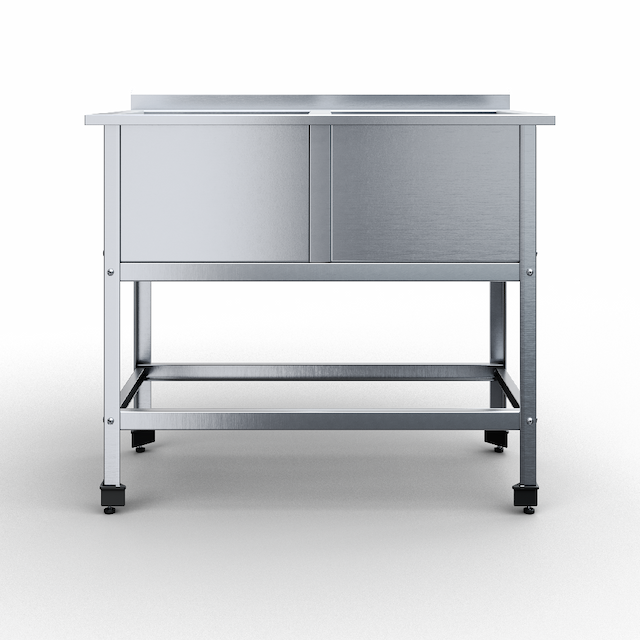 Ванна моечная сварная 2 емкости Rada ВМСВПЧ-2-8,9/4,8/8,5