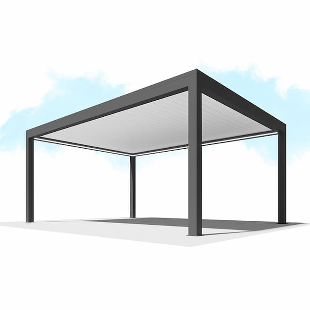 Пергола Сити-Форм Pergola В500-25П Bioclimatic с поворотными ламелями ЛАМЕЛЬ 250 X 53 (5,0х3,0) 1 модуль