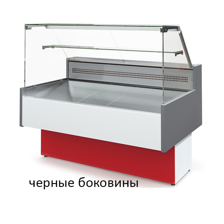 Витрина холодильная МХМ ТАИР ВХС-1.0 Cube (черные боковины)