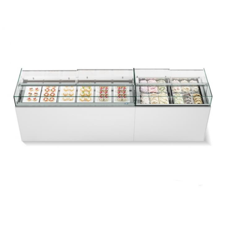 Витрина кондитерская ISA KELLY PRALINE 125 DPN80-C RV без отделки
