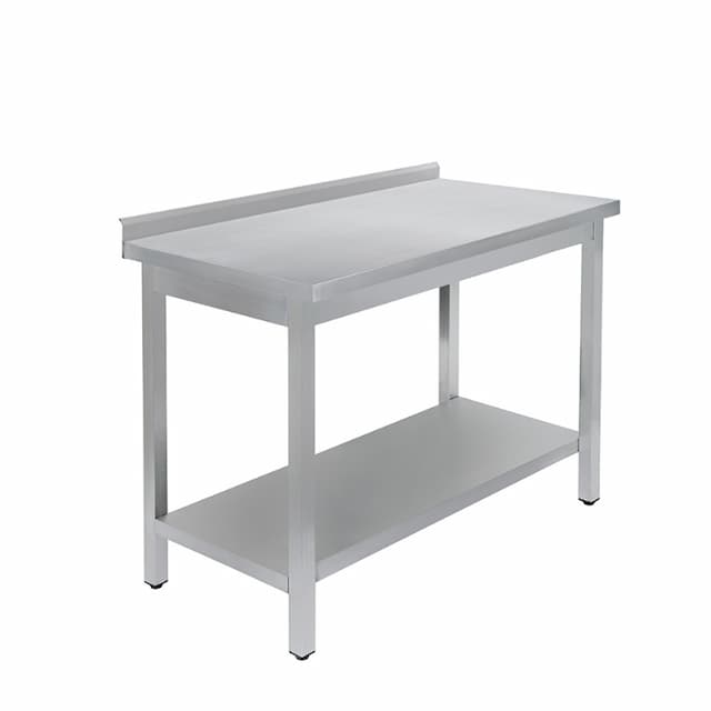 Стол универсальный Luxstahl СПУ-10/7 со сплошной полкой нерж