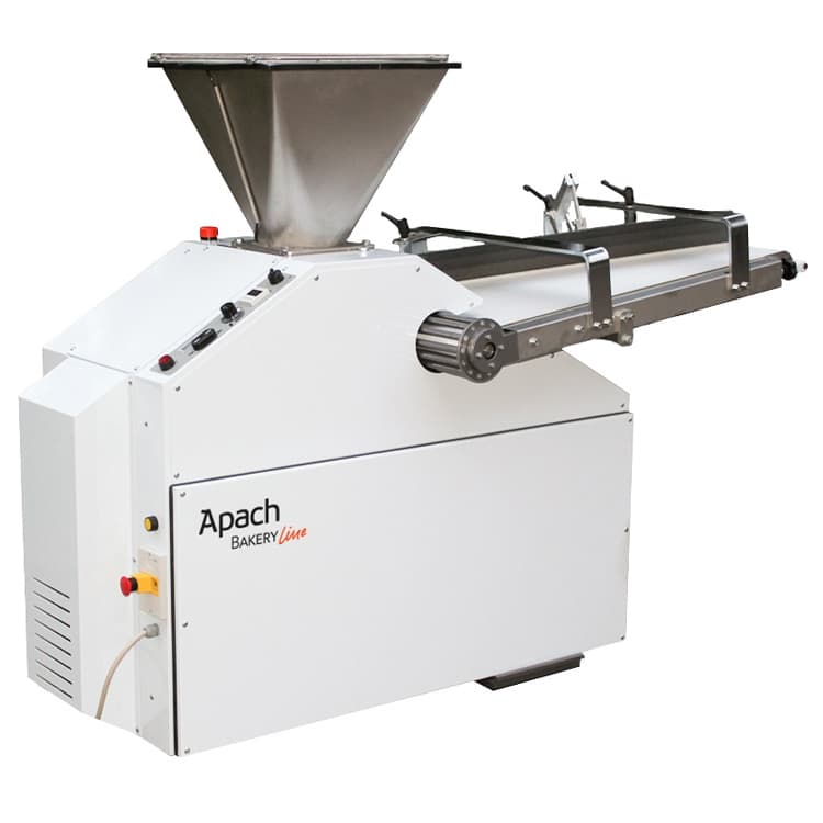 Тестоделитель вакуумный  APACH BAKERY LINE SD120 SA с теф. бункером, сист-й смазки приводом конв-ра