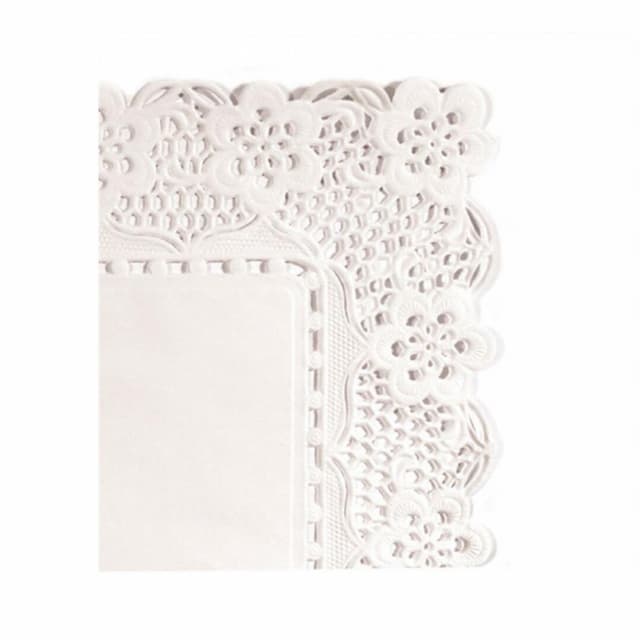 Салфетка ажурная белая 37x26 см, 250 шт/уп, Garcia de PouИспания