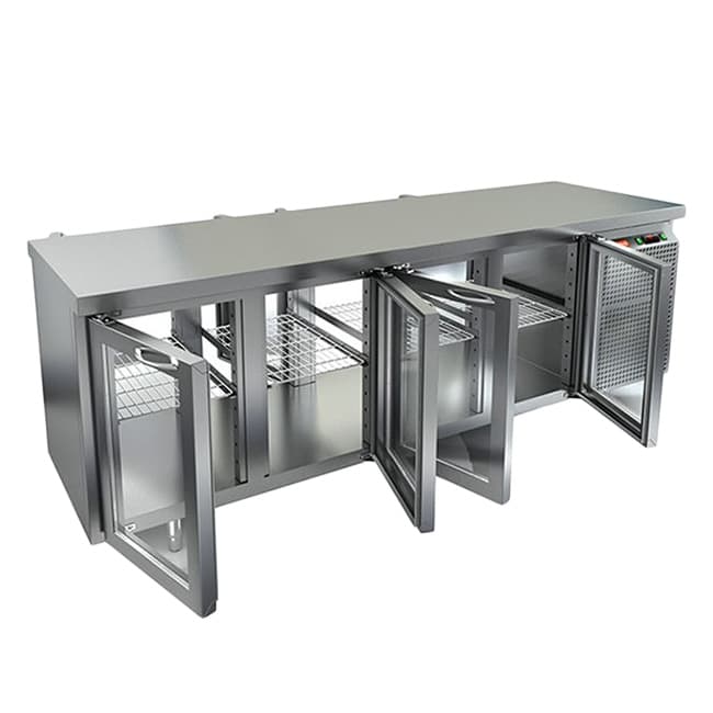 Стол охлаждаемый со сквозными дверями Hicold GNG T 1111/HT